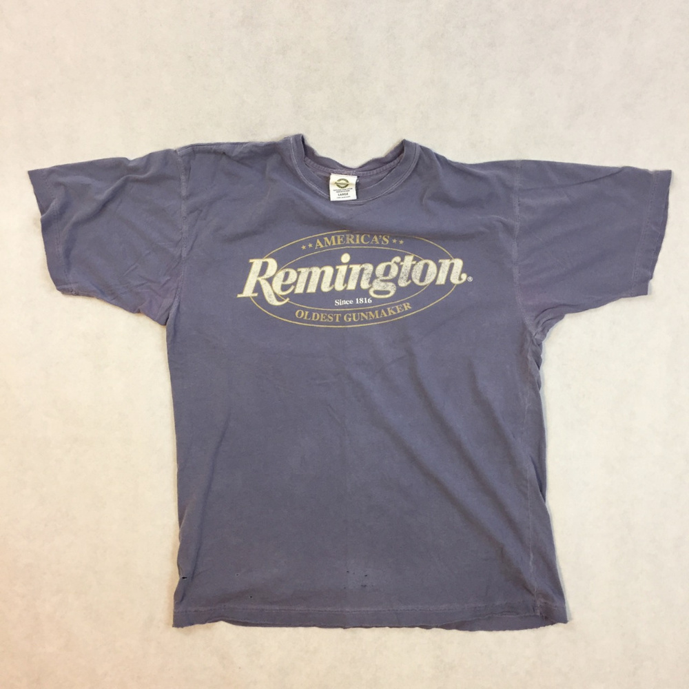 Vintage Remington Slate Blue Tee